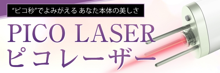 ピコ秒で蘇るあなた本体の美しさ　PICO LASER