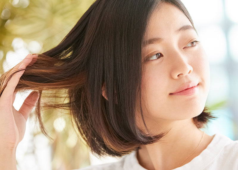 続けるたびに、バージンヘアのような髪本来の「輝き」「艶」「手触り」に…